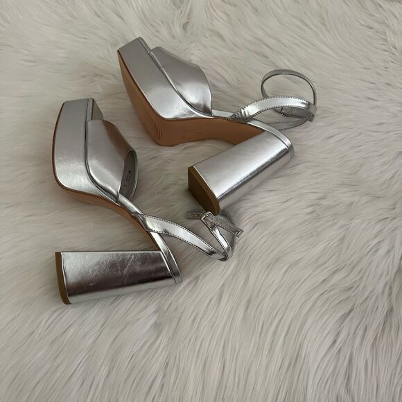 Modatope Platform Heels for Women Platform Sandals Womens Chunky Heel Open Toe - Picture 5 of 6